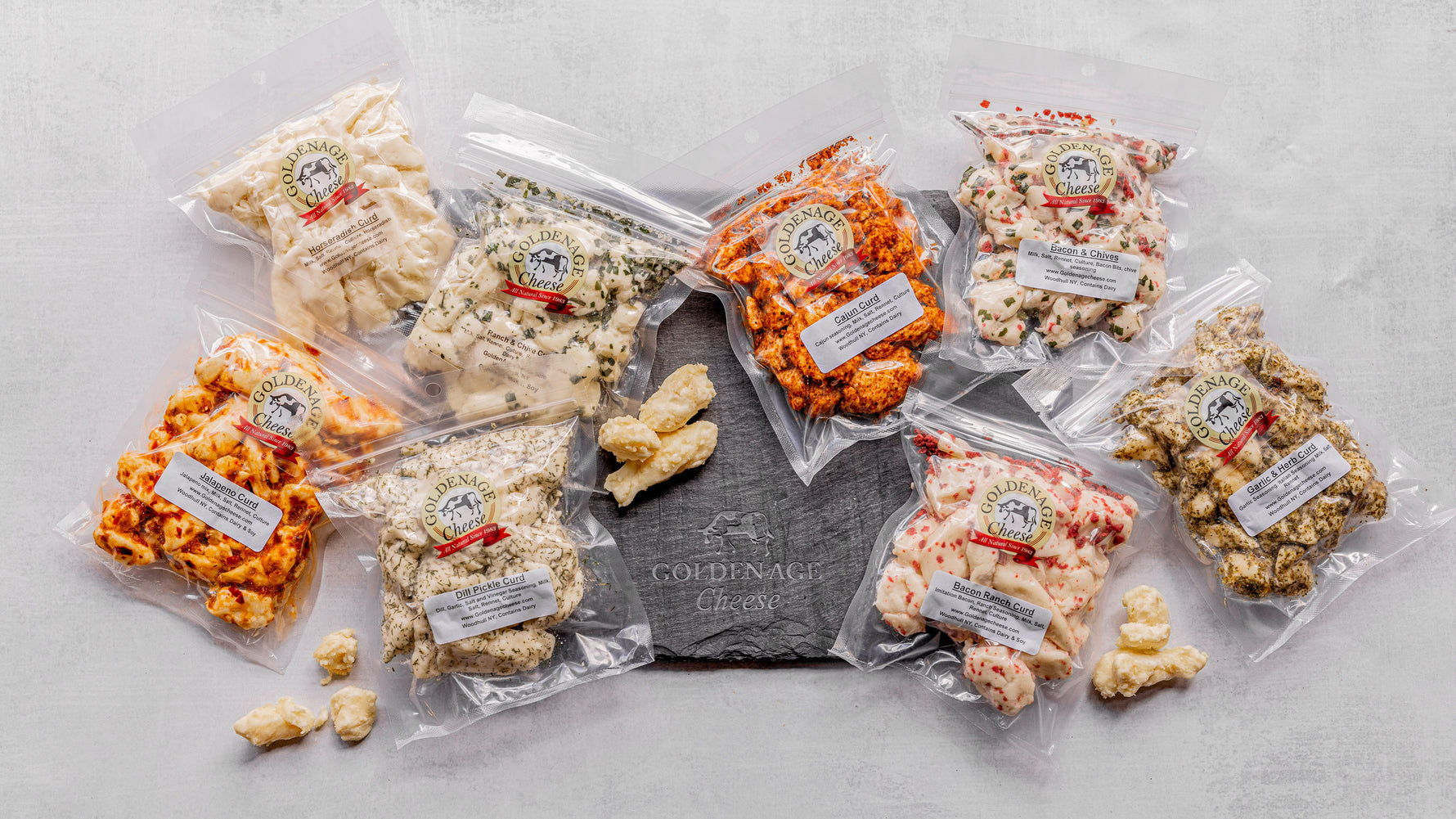 Buy Wholesale Cheese Online | Cheese Curds | Golden Age Cheese